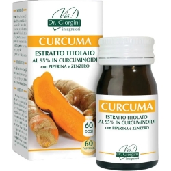 Curcuma Estratto Titolato - Digestive Health Supplement 60 Tablets