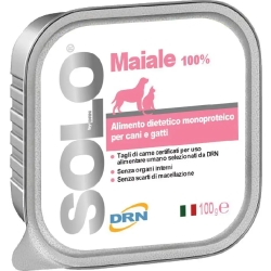 Solo Pork - Wet food for dogs and cats 100 g
