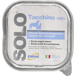 Solo Turkey - Wet food for dogs and cats 300 g