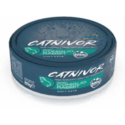 Catnivor Rabbit - Wet food for cats 80 g