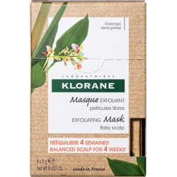 2 in 1 powder Shampoo Mask with organic nettle and clay 8 sachets