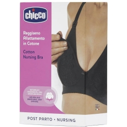 Mammy - Breastfeeding cotton bra - Black size 5D