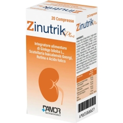 Zinutrik Plus 20 tablets - antioxidant action supplement