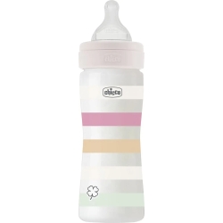 Well-Being - Medium Flow Bottle 250 Ml - White Pink