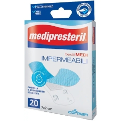Waterproof - 20 medium plasters 7x2 cm