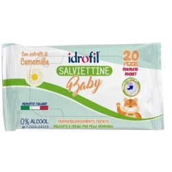 Baby - 20 Wipes with Chamomile extract
