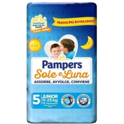 Sole&Luna Junior - 15 Diapers Size 5 (11-25 kg)