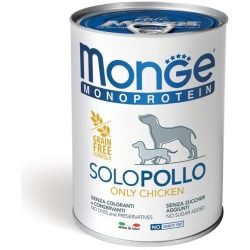 Monoprotein only chicken  - wet food for dogs 1x400 g