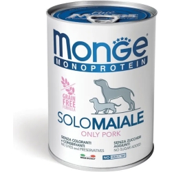 Monoprotein only Pork - Wet food for dogs 1x400 g