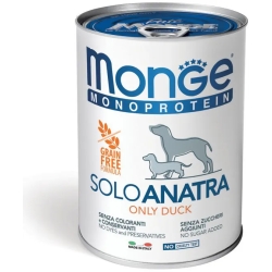 Monoprotein only duck - wet food for dogs 400 g