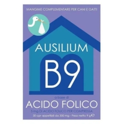 Ausilium B9 Folic Acid - Dogs And Cats Supplementary Feed 30 Tablets