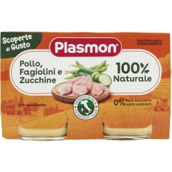 Chicken baby food with green beans and zucchini 2x120 g