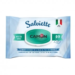 40 White Musk wipes for dogs and cats