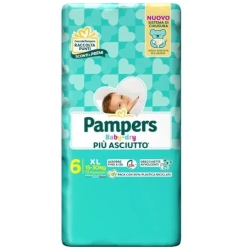 Baby Dry - 14 nappies XL size 6 (15-30 kg)