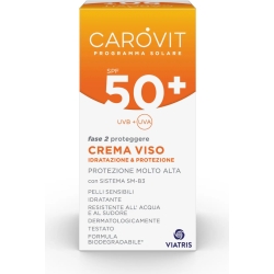 Carovit Programma Solare SPF50+ - Sensitive Skin Face Sun Cream 50 ml