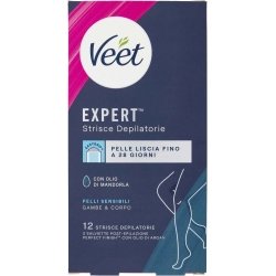 Expert - 12 Depilatory Strips For Sensitive Skin