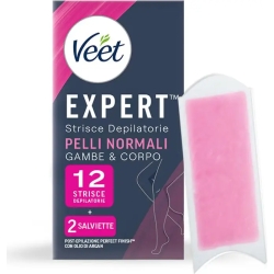 Expert - 12 Depilatory Strips For Normal Skin