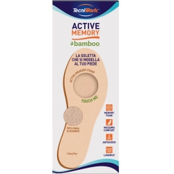 Active Memory Bamboo - 1 Pair Bamboo Insoles Size 39