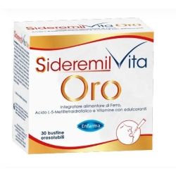 Sideremil Vita Oro - Liposomal iron supplement 30 buccal sachets