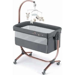 Cullami - Co-Sleeping Baby Cot 163 Anthracite Grey - Pale Pink