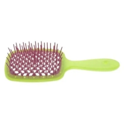 Superbrush - Green pneumetic brush with pink bristles