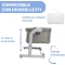 Next2Me Magic Evo - Co-Sleeping Baby Cot Desert Taupe