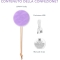 Luna 4 Body lavender - Body massaging brush