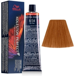 Koleston Perfect Me+ - Hair Dye N. 8/34 Golden brass Light Blonde