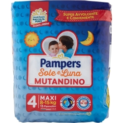 Sole&Luna Mutandino Maxi - 15 Diapers Size 4 (8-15 Kg)