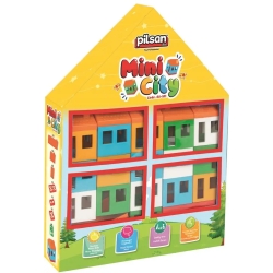 Mini City - Set With 40 Bricks