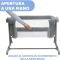 Next2Me Magic Evo - Co-Sleeping Baby Cot Dark grey