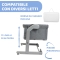 Next2Me Magic Evo - Co-Sleeping Baby Cot Dark grey