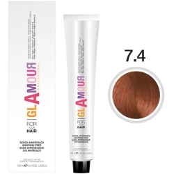 Ammonia Free Hair Color Cream N. 7.4 Copper Blonde