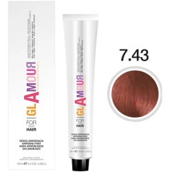 Ammonia Free Hair Color Cream N. 7.43 Tiziano