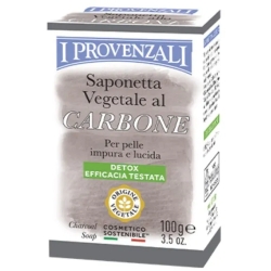 Vegetable Charcoal Soap For Impure And Oily Skin 100 G