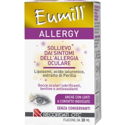 Eumill Allergy - Lubricating and soothing eye drops 10 vials