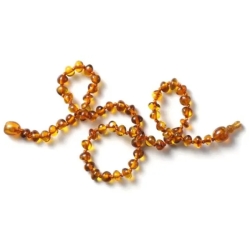 Nati Naturali - Teething Necklace Cognac Amber