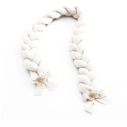 Tato - Braided Cot Reducer - White