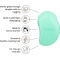 The Original Mini - Detangling Brush - Tropicana Green