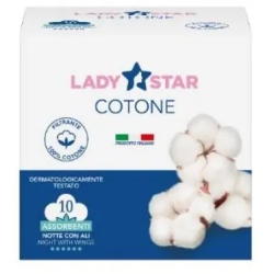 Cotone - 10 Night Sanitary Pads With Wings