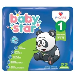 Newborn - 22 Diapers 2-5 Kg Size 1