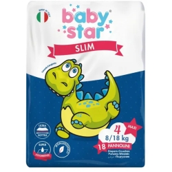 Slim Maxi - 18 diapers 8-18 Kg Size 4