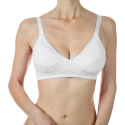 Breastfeeding Microfiber bra - White size 3C
