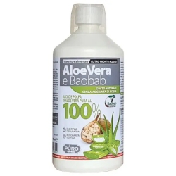 Aloe Vera e Baobab - Detox And Body Cleanse Supplement 1 L