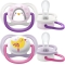 Ultra Air Animals 0-6 M+ - Two Silicone Soother - Penguin/Bird