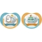 Ultra Air Animals 6-18 M+ - Two Silicone Soother - Penguin/Turtle
