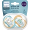 Ultra Air Animals 6-18 M+ - Two Silicone Soother - Penguin/Turtle