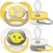 Ultra Air Happy 6-18 M+ - Two Silicone Soother - Lemon