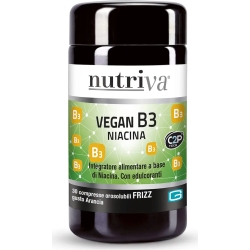 Vegan B3 Niacina - Nervous System Health Supplement 30 Tablets
