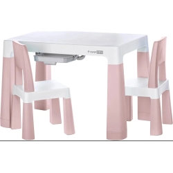 Table And Chair Set - Pink